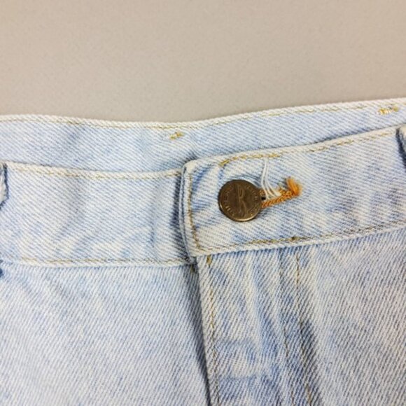 Riders Men's Light Wash Size 38 Denim Shorts Vintage Made in USA - Picture 5 of 6